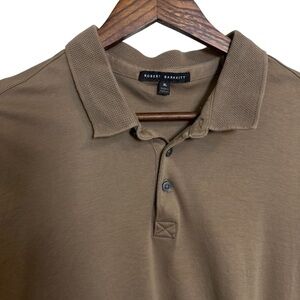 Robert Barakett Men's Army Green Polo Shirt 100% Pima Cotton